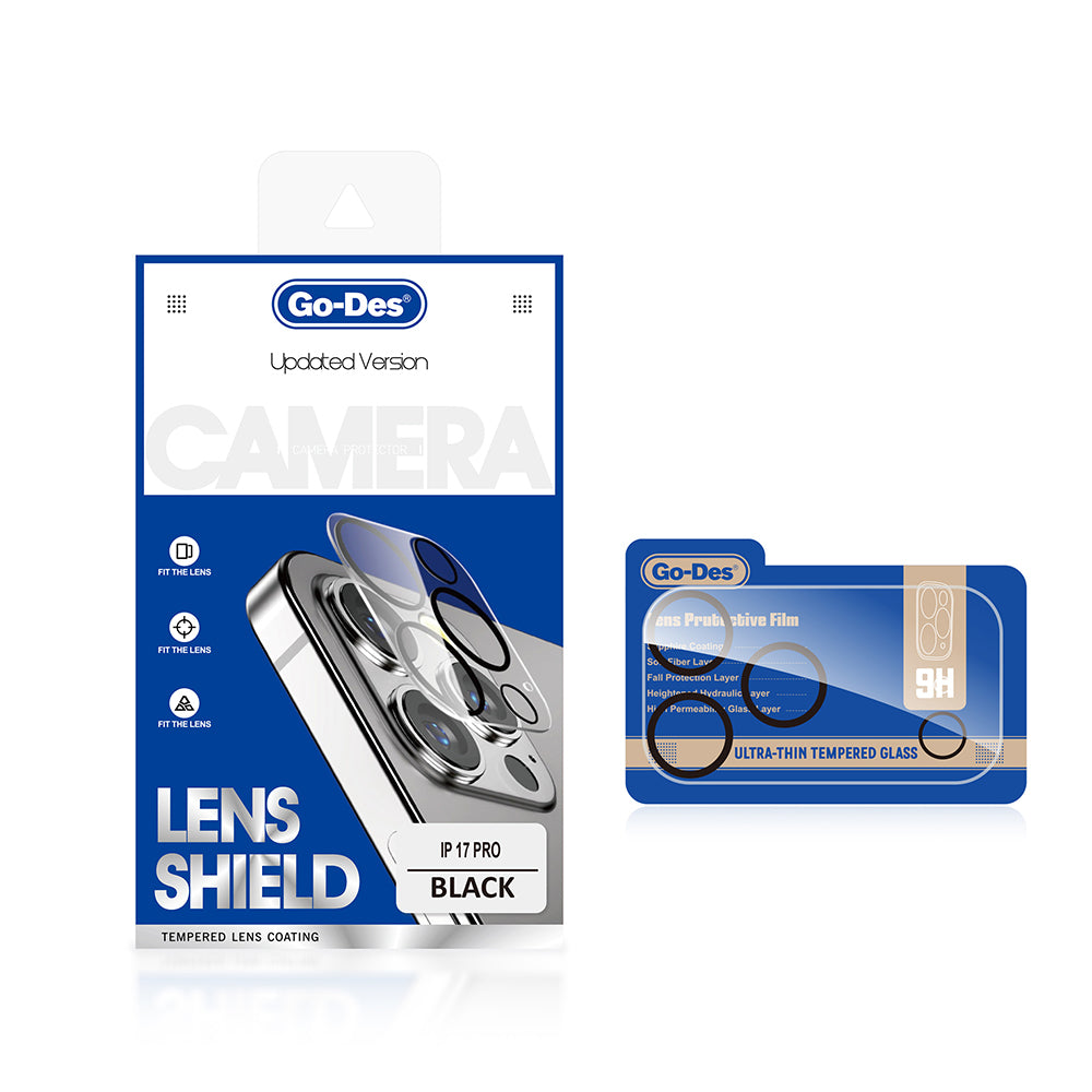 Go Des Lens Shield CL-14 iPhone 17 Pro Max Kamera Lens Koruyucu Go Des Lens Shield CL-14 iPhone 17 Pro Max Kamera Lens Koruyucu